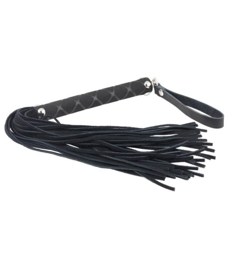 Flogger Cuero Negro 35 cm