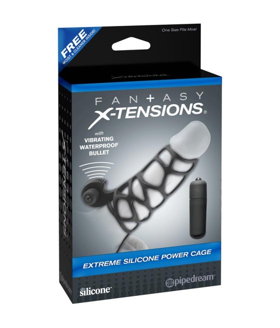 Fantasy X tensions Correa de penes Extreme Color Negro