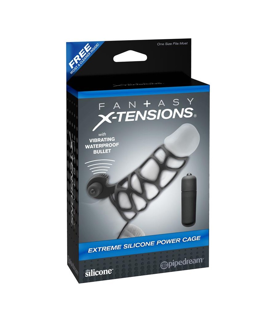 Fantasy X tensions Correa de penes Extreme Color Negro