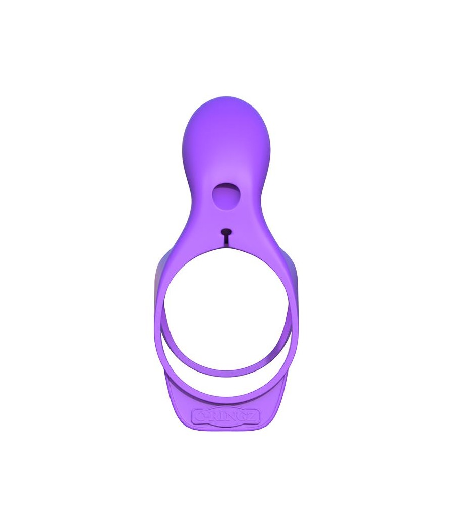 Fantasy C Ringz Anillo Vibrador para Parejas Ultimate Cage Purpura