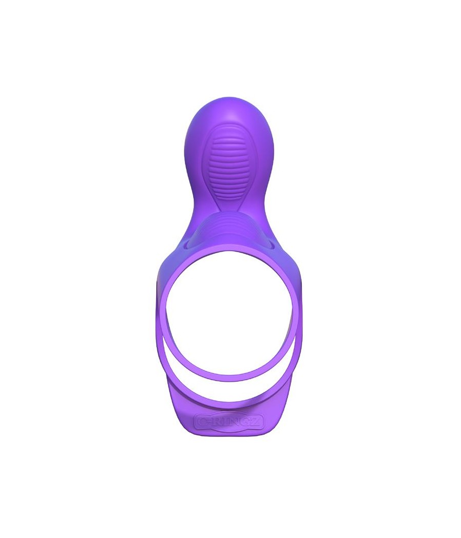 Fantasy C Ringz Anillo Vibrador para Parejas Ultimate Cage Purpura