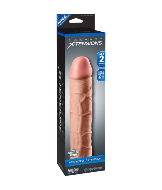 Fantasy X tensions Perfect 51 cm Extension de Pene Color Natural