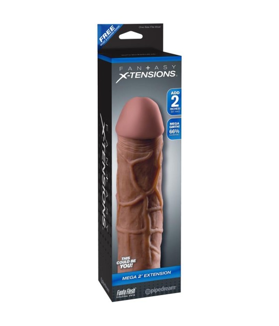 Fantasy X tensions Mega 51 cm Extension Color Marron