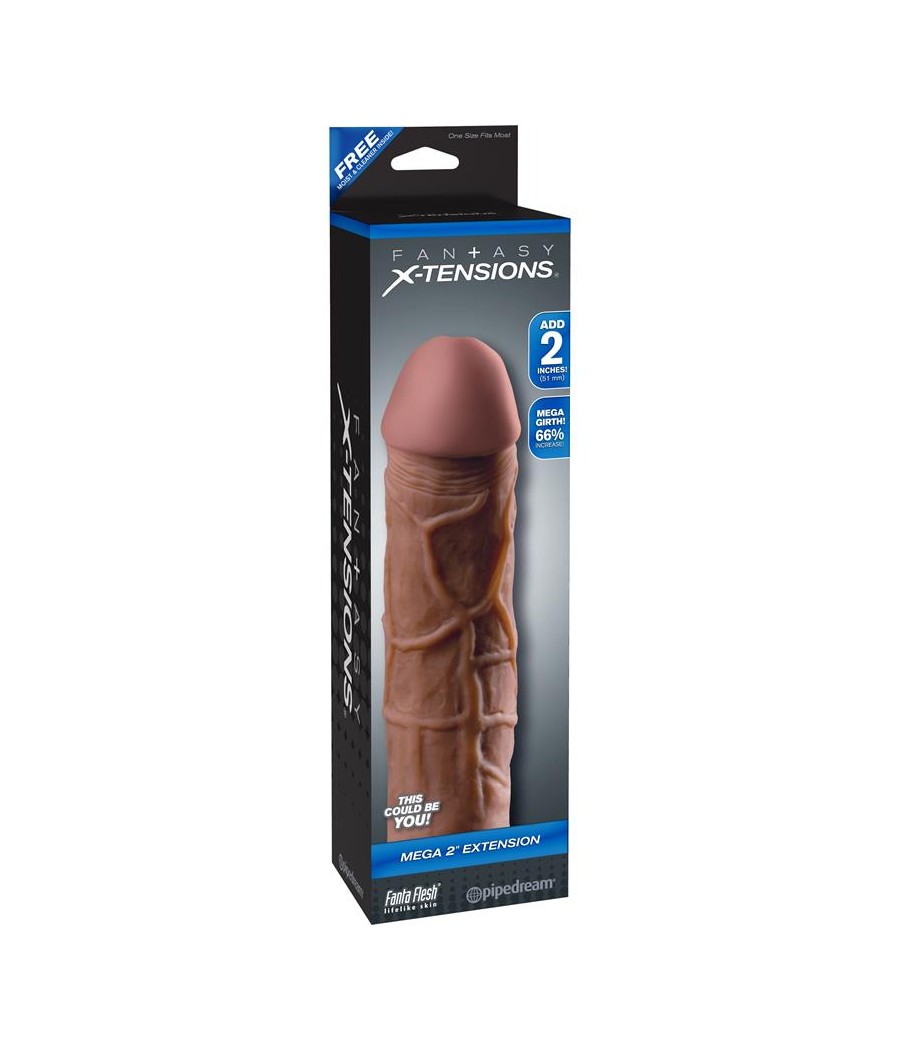 Fantasy X tensions Mega 51 cm Extension Color Marron