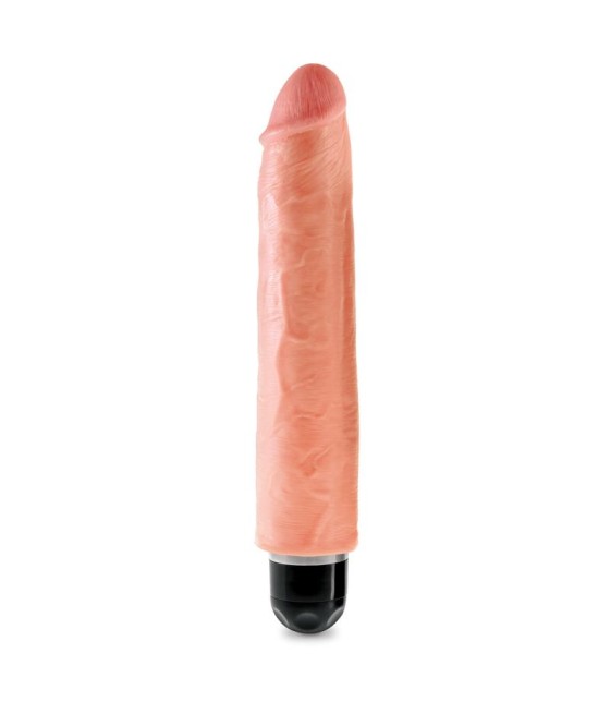 King Cock Vibrador Stiffy de 10 - Color Natural