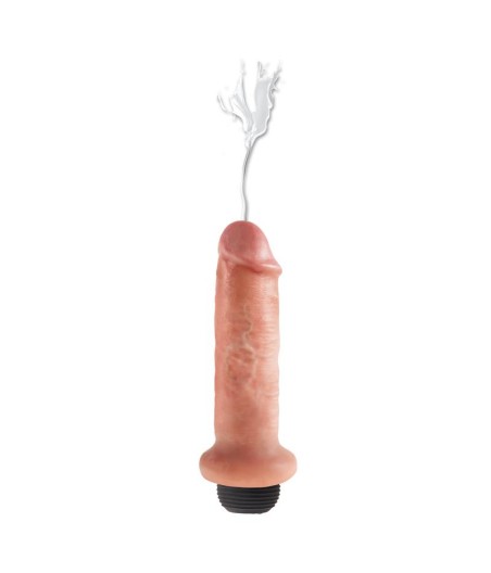 King Cock Dildo Eyaculador 6 Color Natural