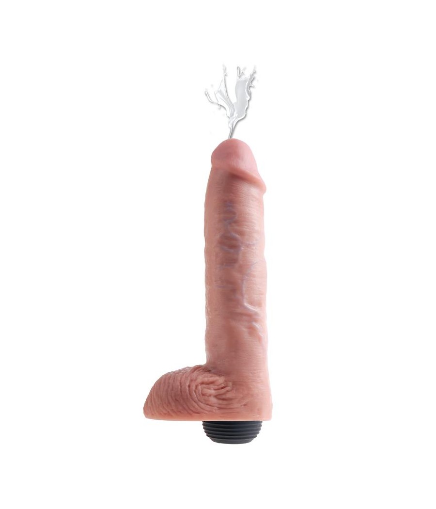 Pene Eyaculador con Testiculos 11 Color Natural