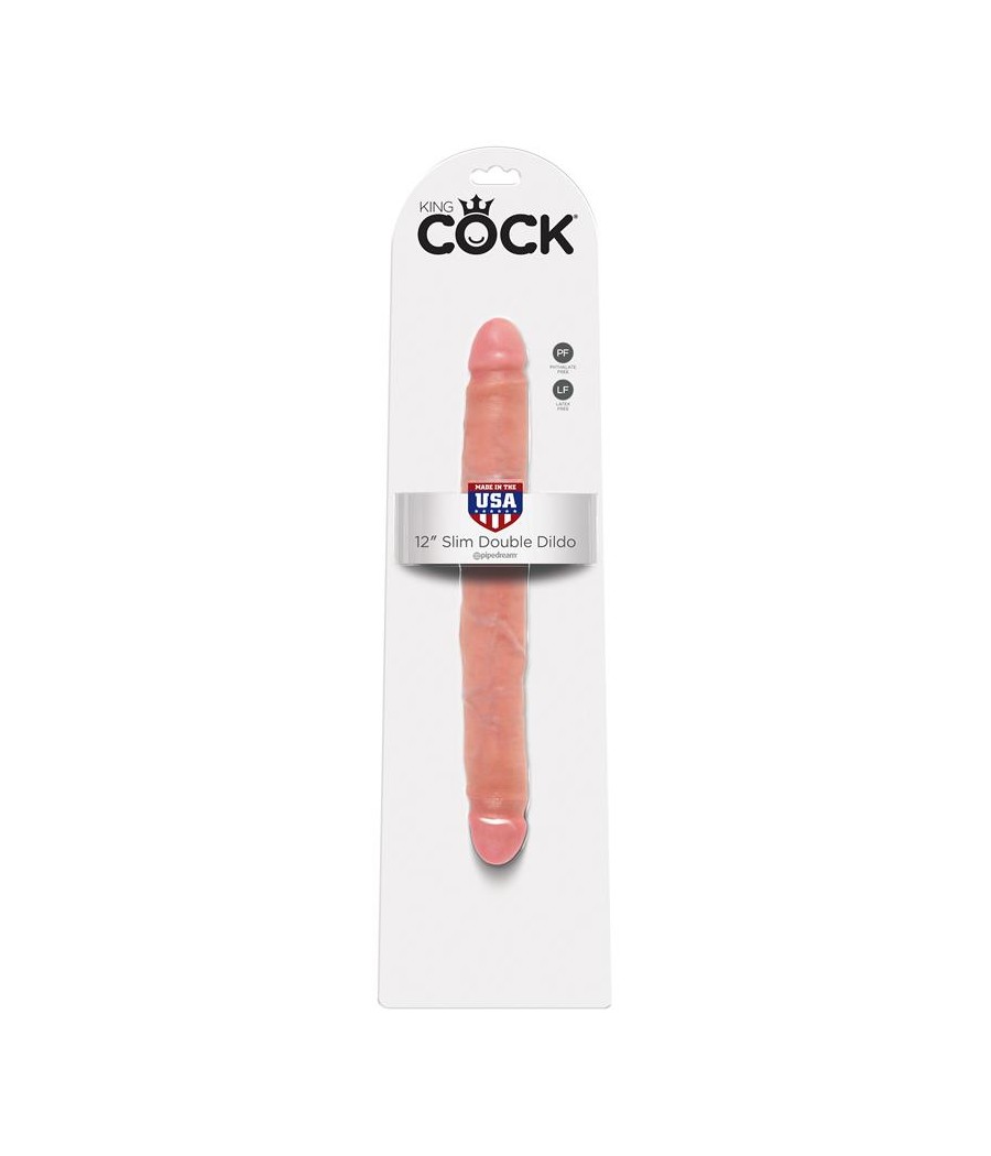 King Cock Pene Doble de 12 Color Natural