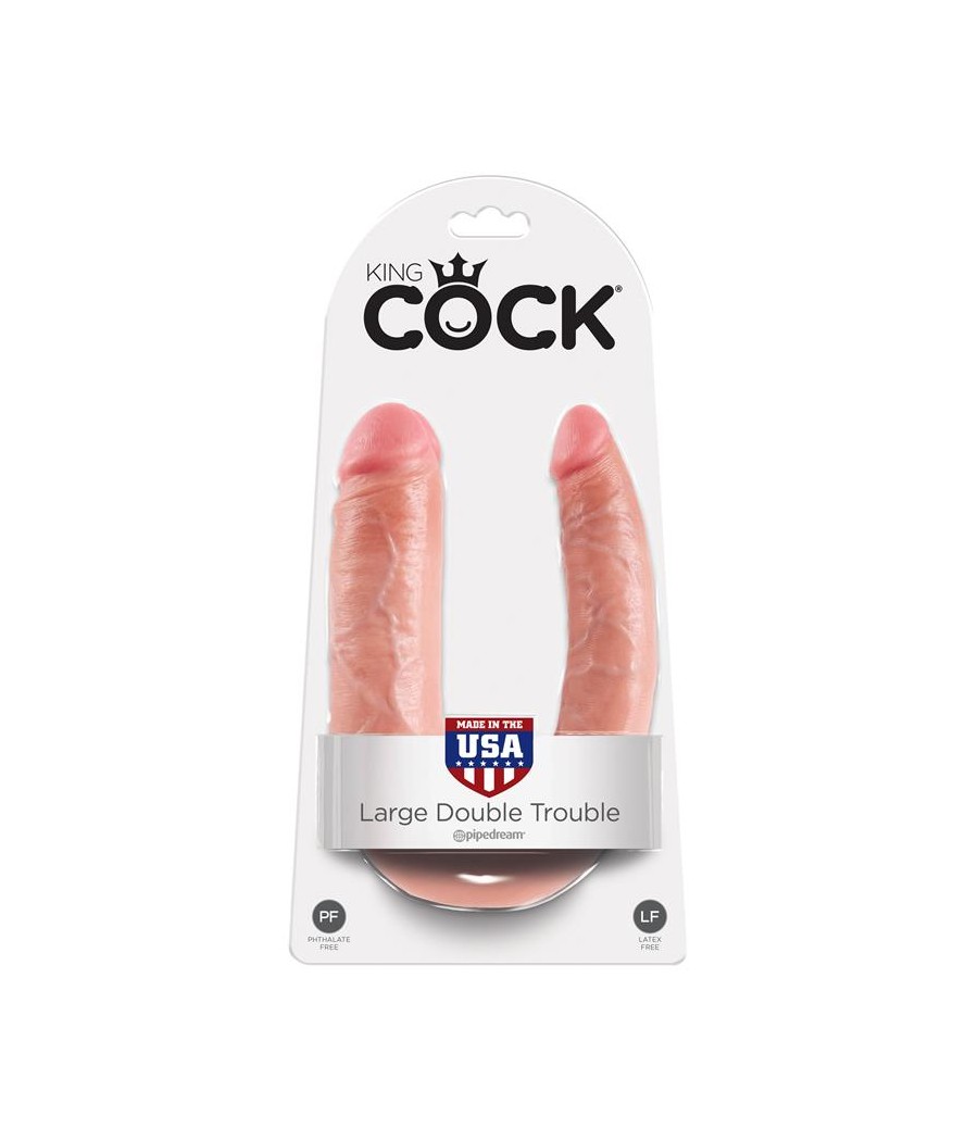 King Cock Pene Doble Penetracion Grande Color Natural