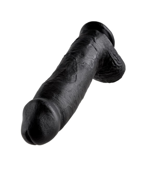 Pene con Testiculos de 12 Color Negro