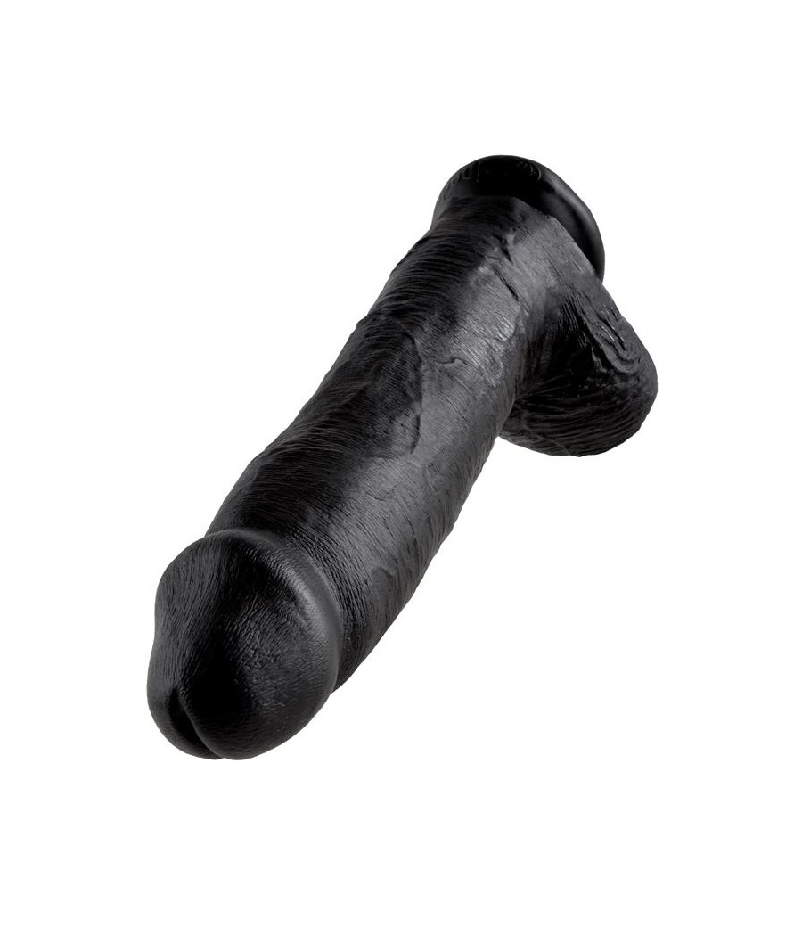 Pene con Testiculos de 12 Color Negro