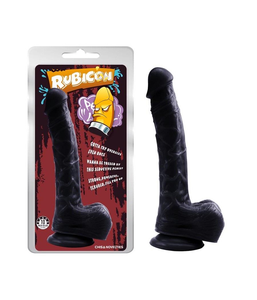 Dildo Leviathan 255 x 45 cm Negro