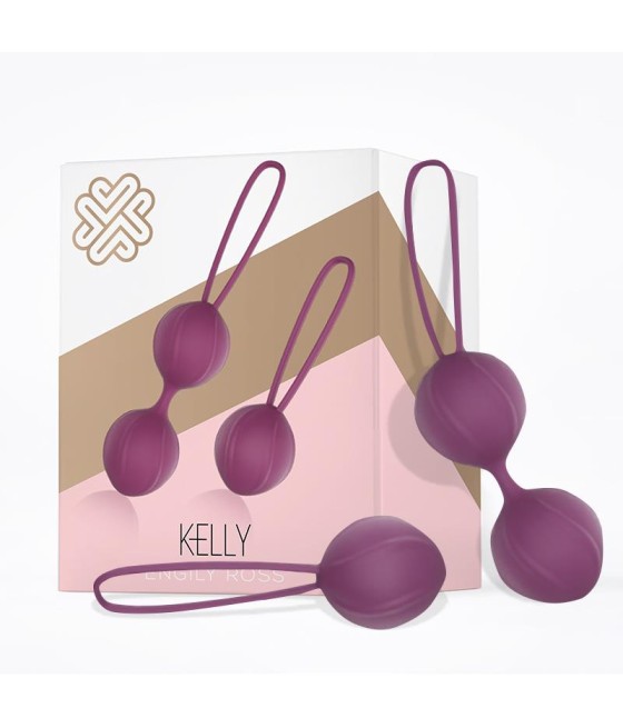 Kelly Bolas Kegel Silicona Pupura