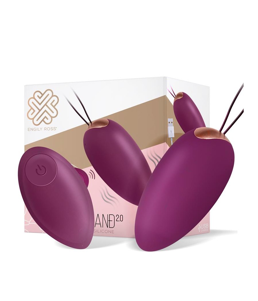 Garland 20 Huevo Vibrador Control Remoto USB Silicona Liquida Inyectada