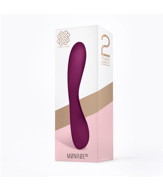 Monroe 20 Vibrador Silicona Liquida Inyectada USB Purpura