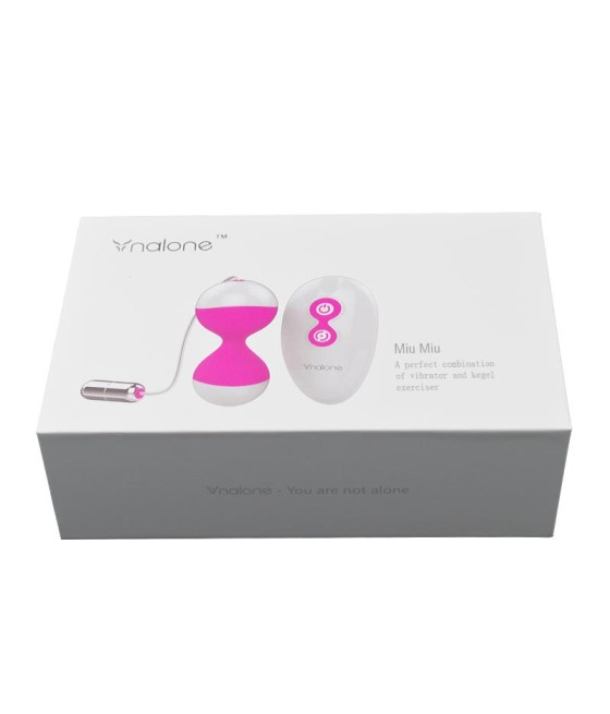 Huevo Vibrador y Bolas Kegel Miu Miu Fuchsia