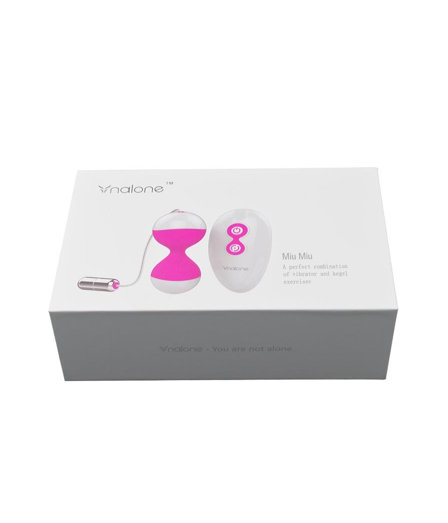 Huevo Vibrador y Bolas Kegel Miu Miu Fuchsia