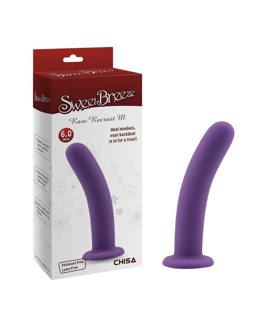 Dildo para Arnes Raw Recruit M Purpura