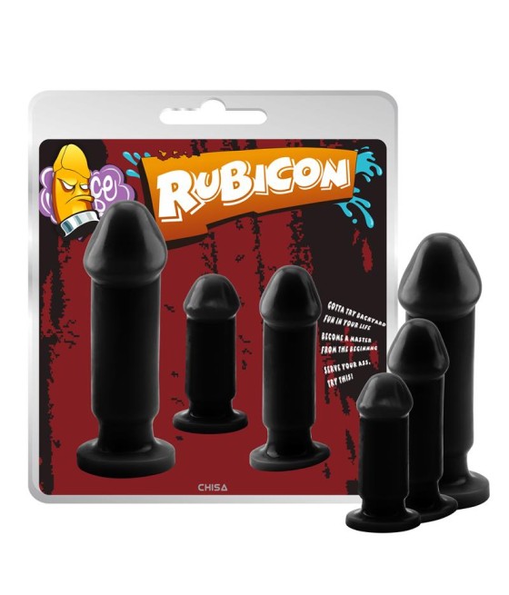 Kit 3 Plug Anal Evil Dark