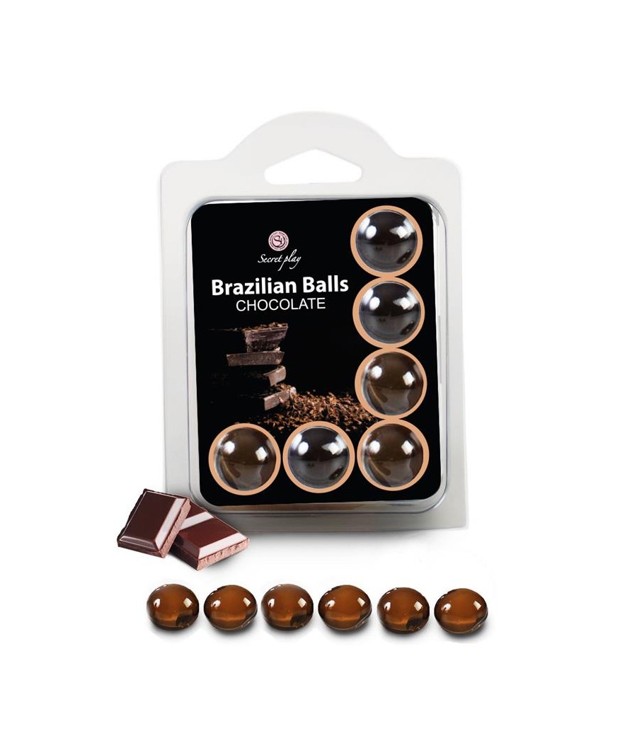 Brazilian Balls Set 6 Chocolate