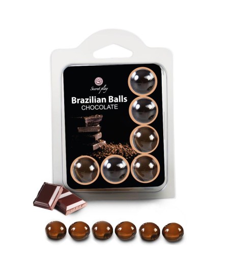 Brazilian Balls  Set 6  Chocolate