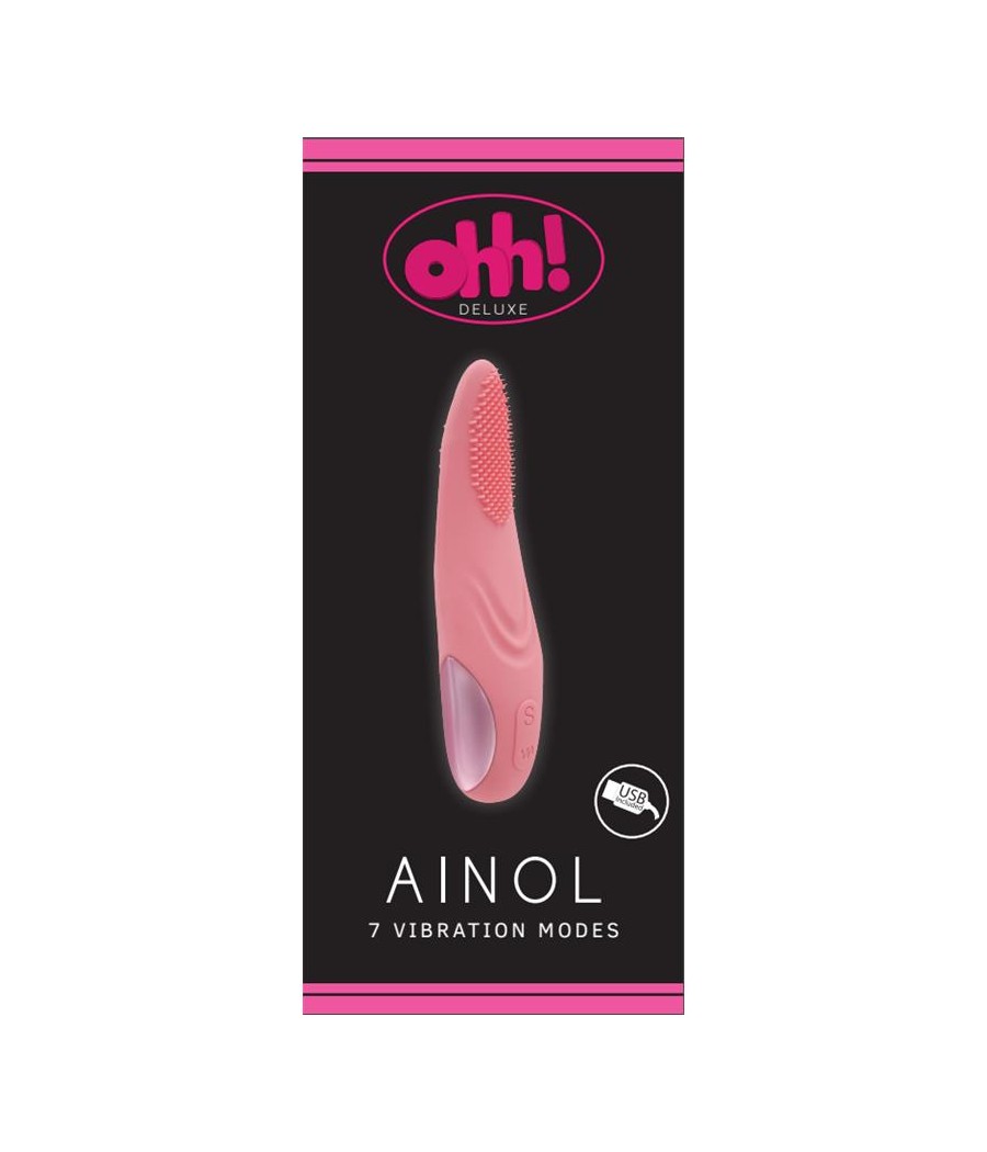 Vibrador Ainol Rosa Silicona Liquida 25 x 32 cm