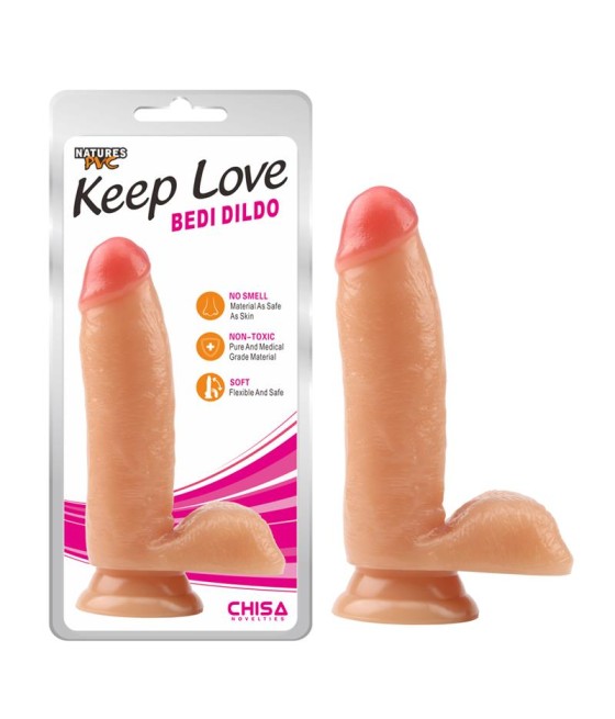 Dildo Bedi 17 x 36 cm Natural