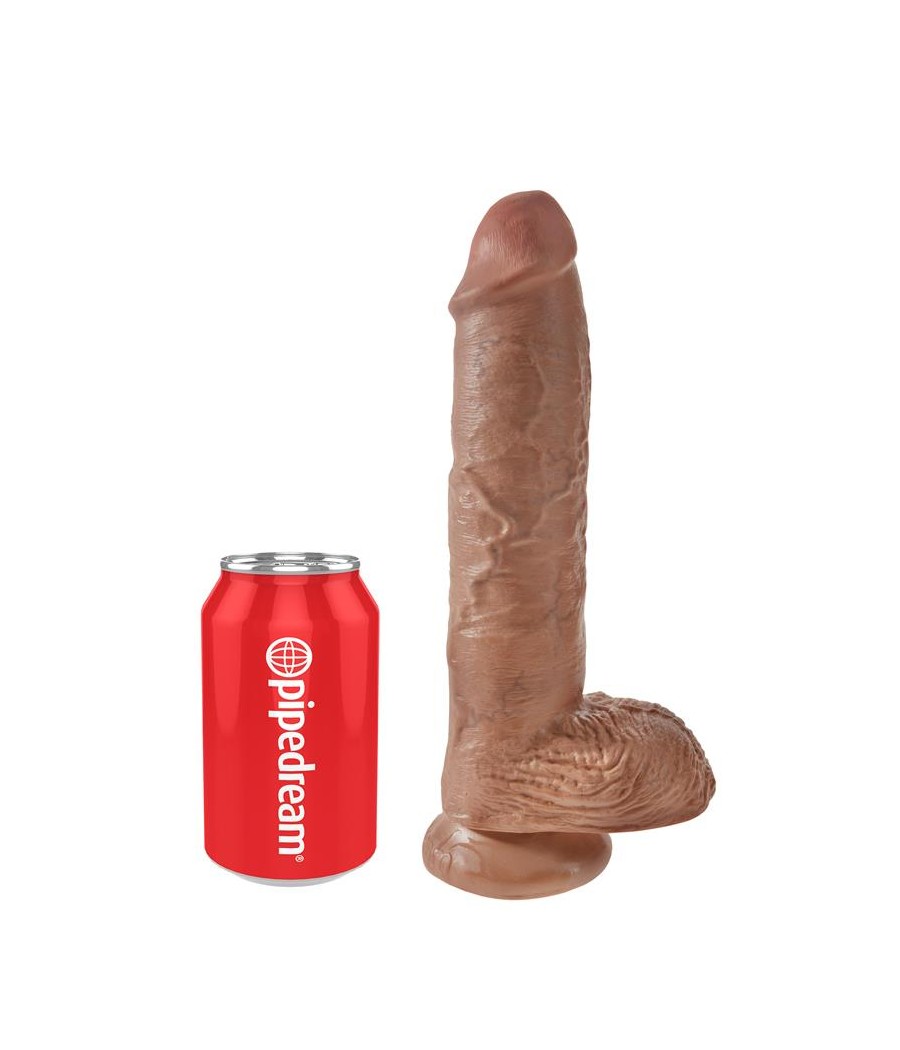 King Cock Pene con Testiculos de 10 Bronceado