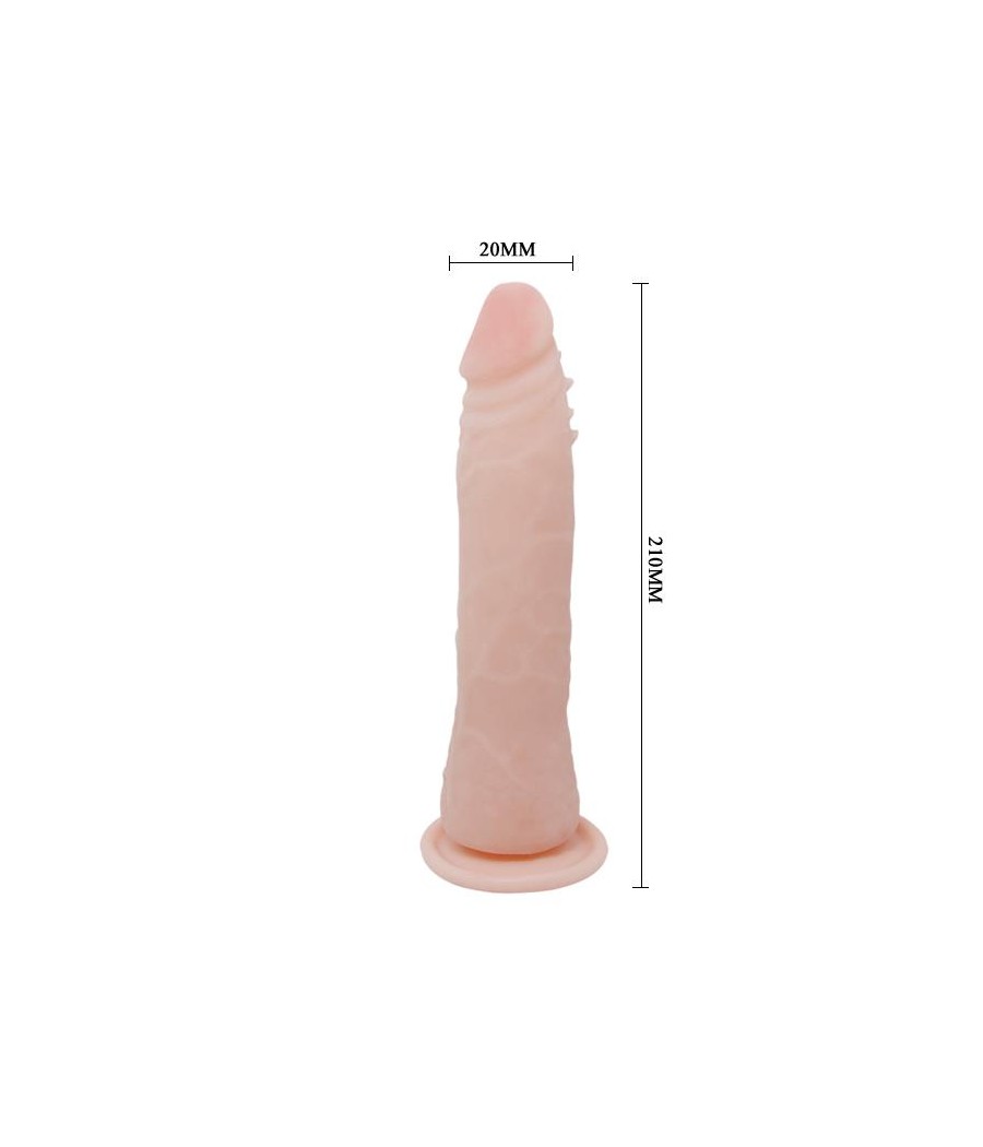 Baile Dildo con Ventosa Color Natural 21 cm