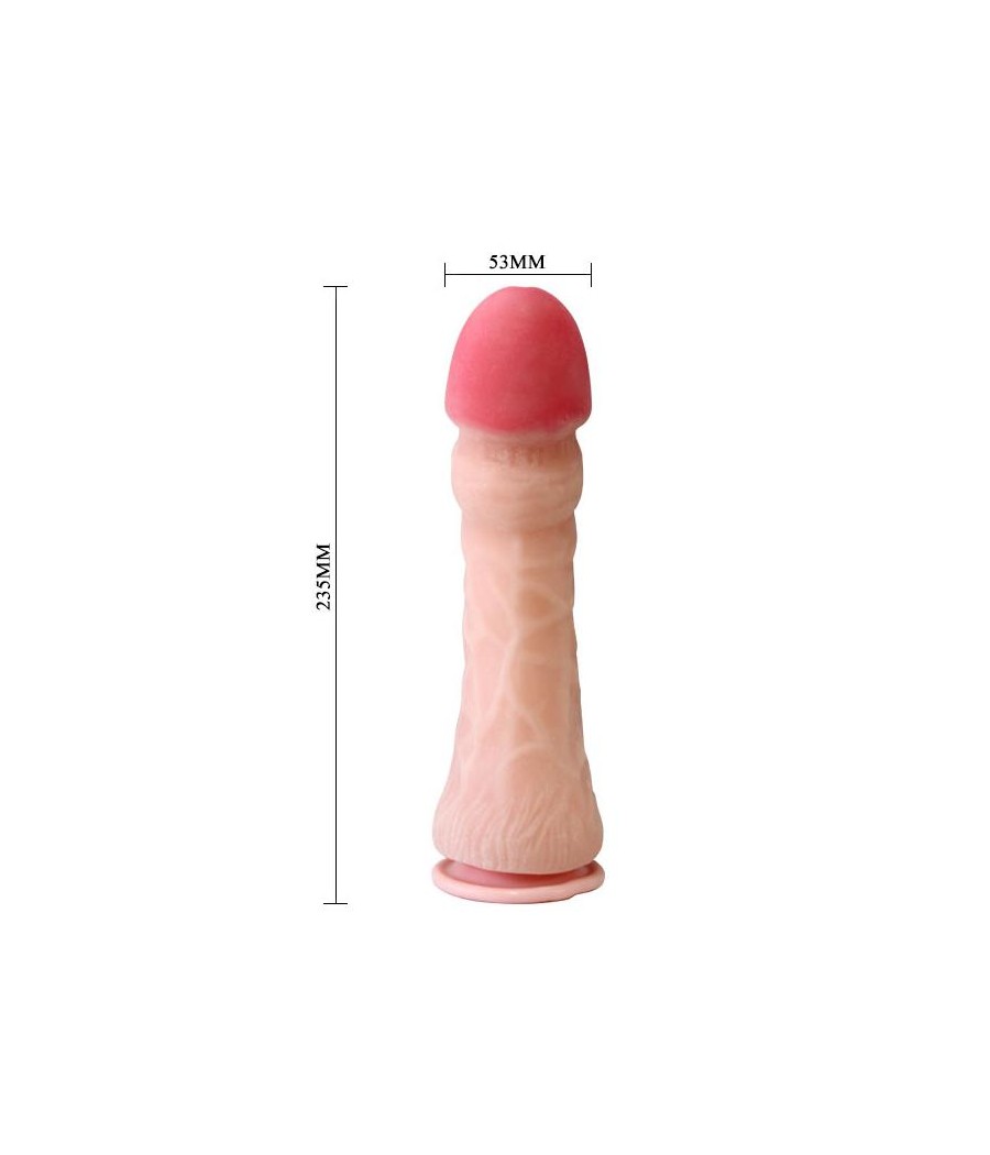 Baile Dildo con Ventosa Color Natural 235 cm