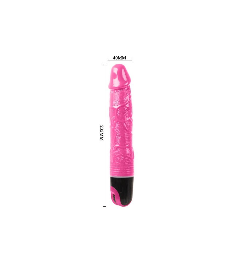 Baile Vibrador Realista Rosa