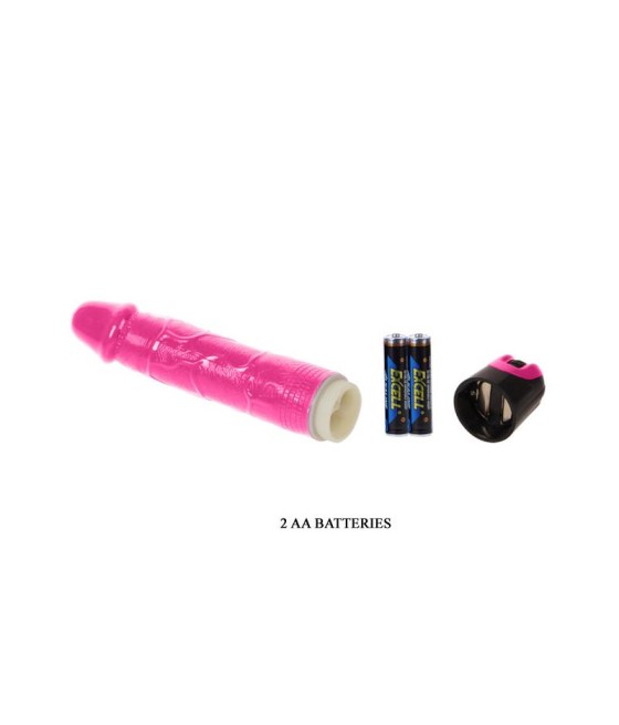 Baile Vibrador Realista Rosa