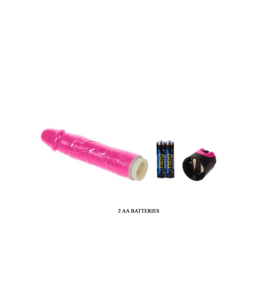 Baile Vibrador Realista Rosa