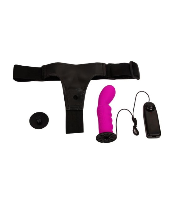 Arnes con Dildo Purpura 155 cm