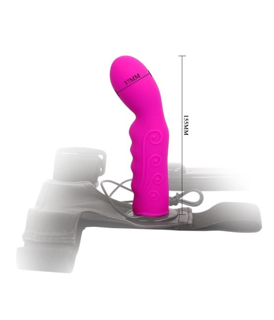 Arnes con Dildo Purpura 155 cm