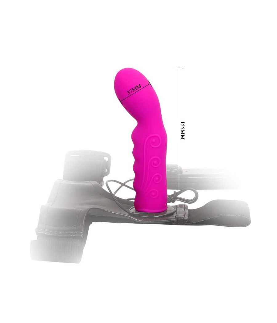 Arnes con Dildo Purpura 155 cm