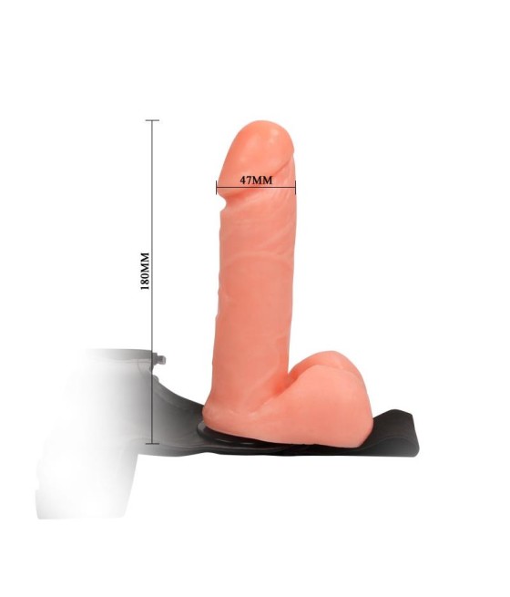 Arnes con Dildo y Testiculos 175 cm