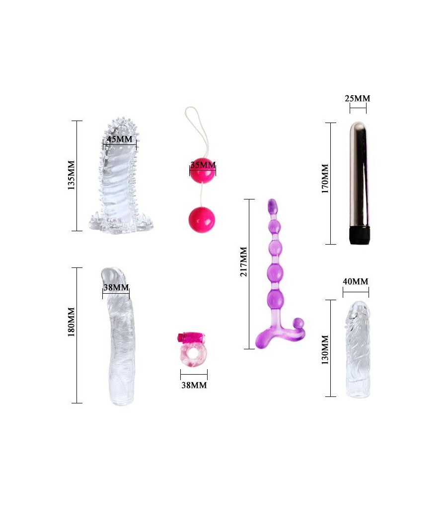 Kit de Vibrador y Fundas para el Pene