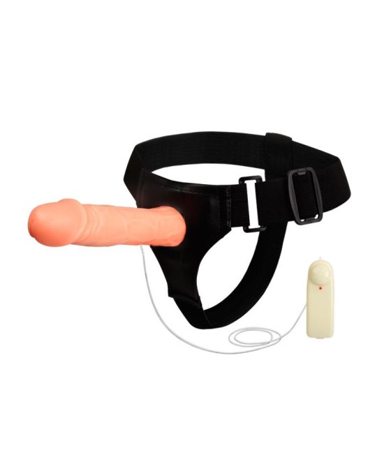 Arnés con Dildo Hueco Jessica 18 cm