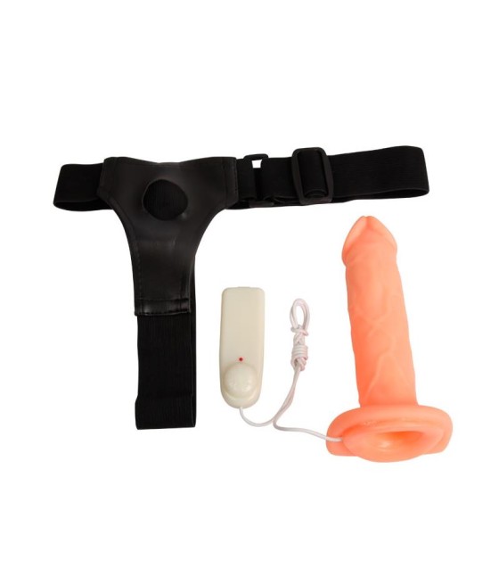 Arnes con Dildo Hueco Jessica 18 cm