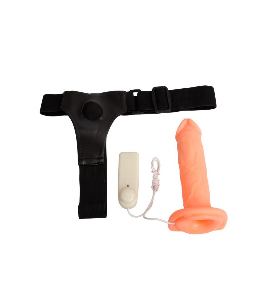 Arnes con Dildo Hueco Jessica 18 cm