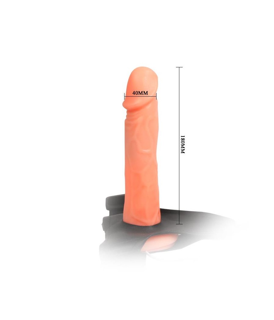 Arnes con Dildo Hueco Jessica 18 cm