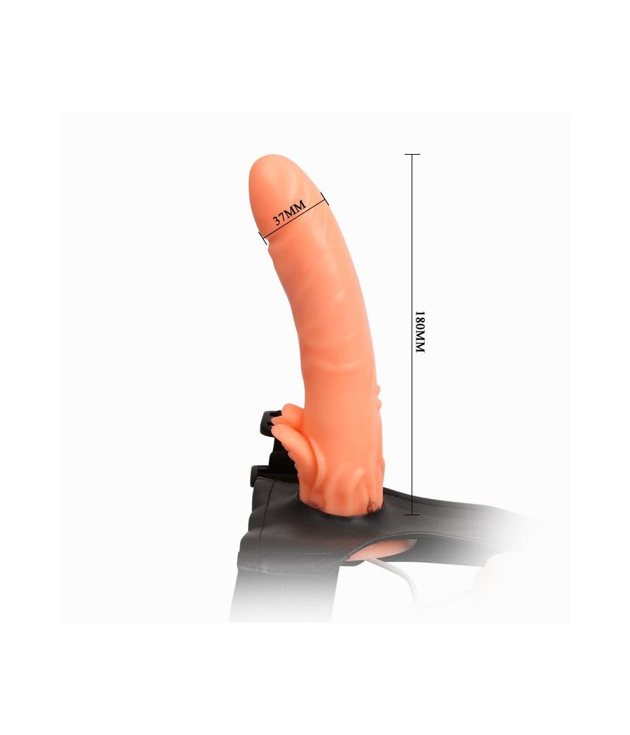 Baile Arnes con Dildo y Control Remoto 18 cm