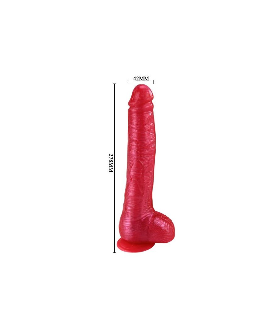 Baile Dildo con Ventosa color Rosa