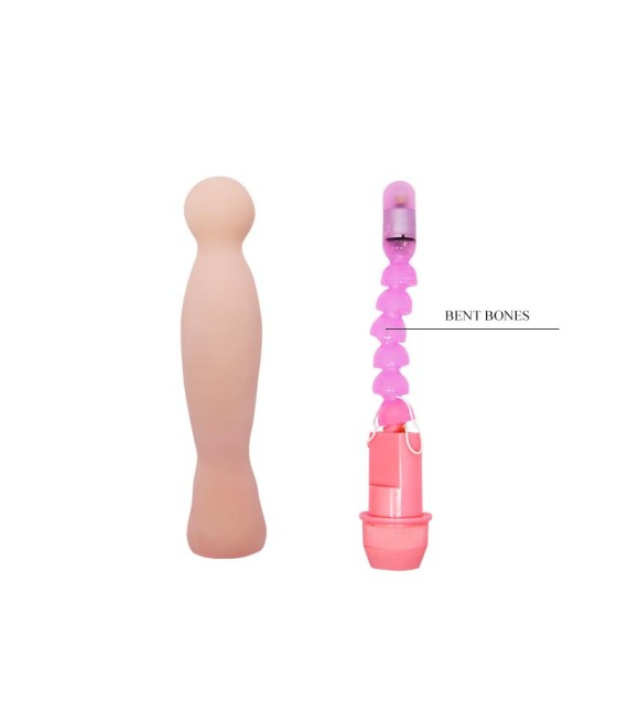 Dildo VIbrador Color Natural 22 cm