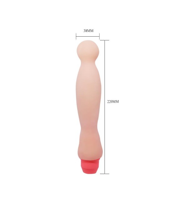 Dildo VIbrador Color Natural 22 cm