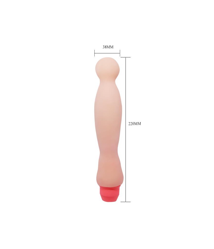 Dildo VIbrador Color Natural 22 cm