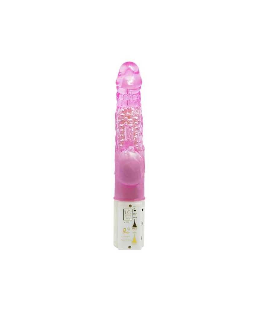 Baile Vibrador Transparente Color Rosa