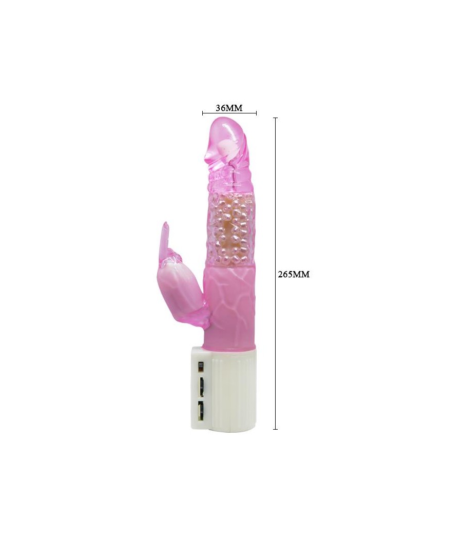 Baile Vibrador Transparente Color Rosa