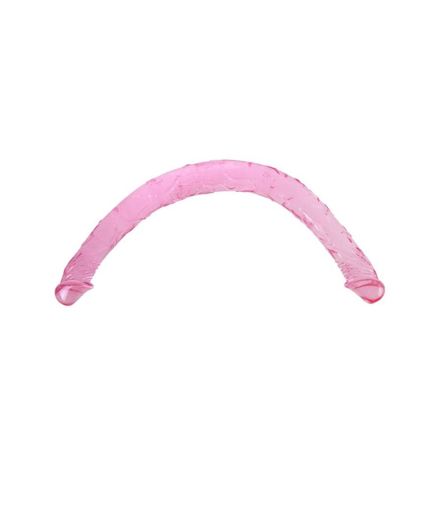 Dildo Doble Color Rosa 44 cm